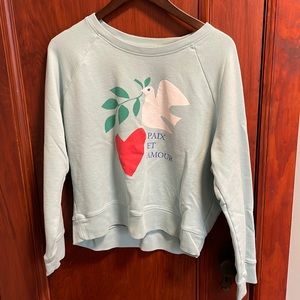 J. Crew holiday sweatshirt